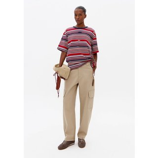 Calça Baggy Com Bolsos De Zíperes Sport Easy