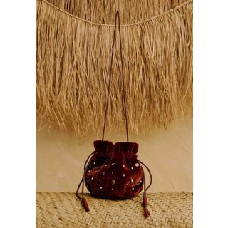 Bolsa Saco em Veludo