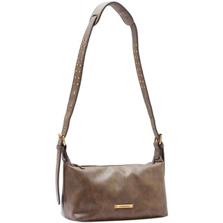 Bolsa Feminina Chenson Original Minimalista Luxo Ombro Marrom 3485043