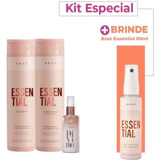 Kit Braé Essential e Óleo Divine Especial (3 produtos)