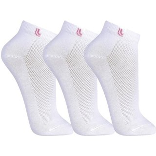 Kit com 3 Meias Esportiva Cano Curto Lupo 3226-089 Branco