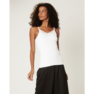 Blusa Ribana Com Renda Malwee Branco - XGG Malwee