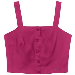 Regata Feminina Cropped Marialícia Rosa
