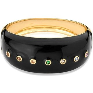 Infantil - Bracelete Esmaltado com Zircônias Semijoia Banhado a Ouro 18K Ania Store