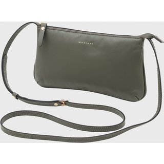 Bolsa Transversal de Couro Mariart Canelinha Verde Adão