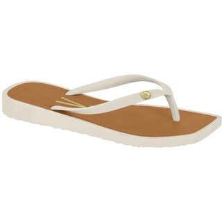 Chinelo Nanda Manu Feminino Verão Macio Praia Conforto Onça - Branco