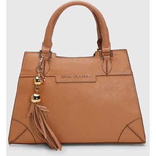 Bolsa Grande Jorge Bischoff Alça Dupla Caramelo
