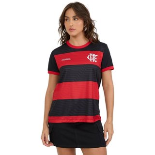 Camiseta Flamengo Emoção Feminina