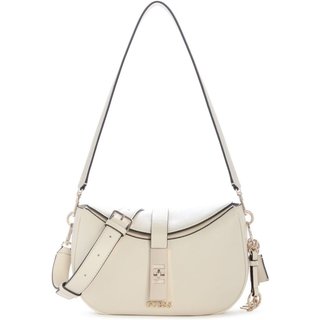Bolsa Guess Brooke Shoulder Bag Off White