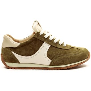 Tênis Couro Verde Casual Cecconello 2616001-4