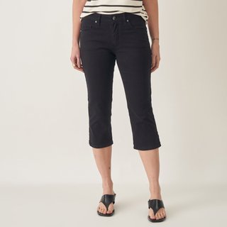 Calça Capri Color Cintura Alta com Fendas