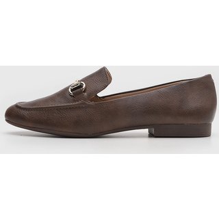 Mocassim Feminino Anacapri Detalhe Metálico Marrom