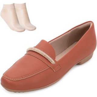 Sapato Piccadilly e Meia PD24-25023 Caramelo
