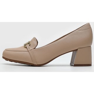 Mocassim Feminino Modare Detalhe Metalizado Nude