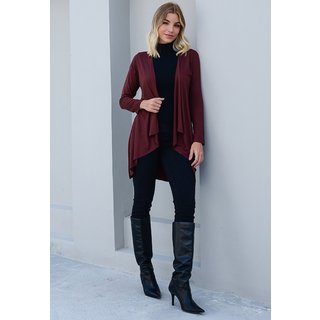 Cardigan Manga Longa BBonnie Isadora Vinho
