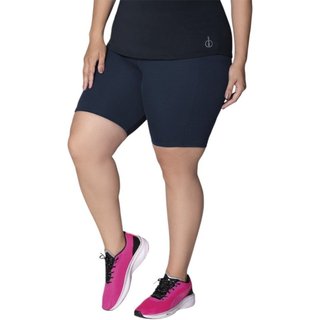 Bermuda Selene Plus Size Feminina - Azul Marinho - selene