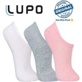 Kit 3 Pares Meias Qualidade Lupo Sport Soquete Femininas