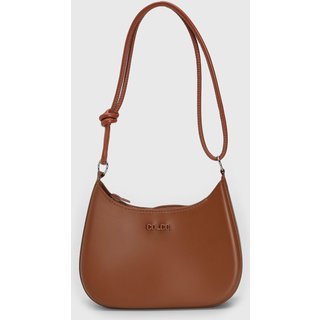 Bolsa Tiracolo Feminina Colcci Logo Marrom