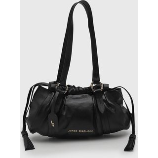 Bolsa Média Feminina Jorge Bischoff Franzido Preta