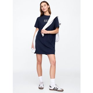 Vestido GAP Curto Logo Azul-Marinho