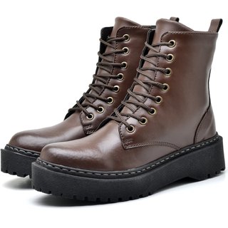 Bota Coturno Feminino Tratorada DUBUY 1105FG Marrom