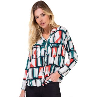 Camisa Feminina com Botões Endless Verde