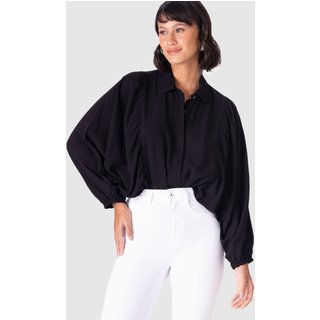 Calça Flare Feminina Cintura Alta Em Sarja Com Elastano