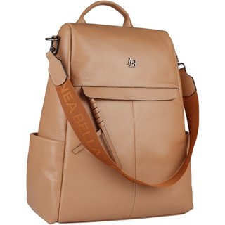 Mochila Grande Soraya Linea Bella 5481 Floter Marrom Claro