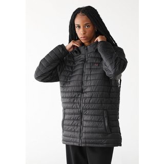 Jaqueta Puffer Mizuno com Capuz Preta