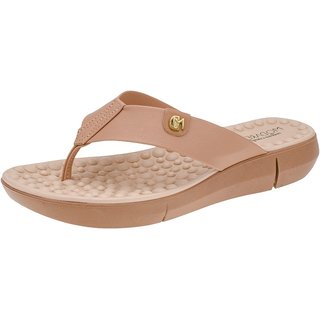 Chinelo Sense Flex Ortopédico Modare Caramelo