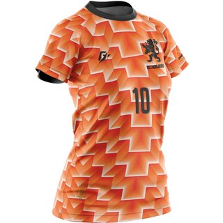 Camiseta Baby Look Filtro UV Holanda Copa Retrô Euro 1988