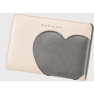 Carteira de Couro Mariart 669 Off White/Onix