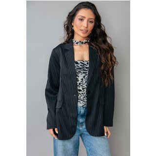Blazer Alfaiataria Risca De Giz marinaegabriella