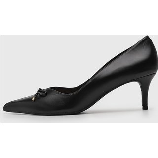 Scarpin Feminino Arezzo Salto Baixo Bico Fino Preto