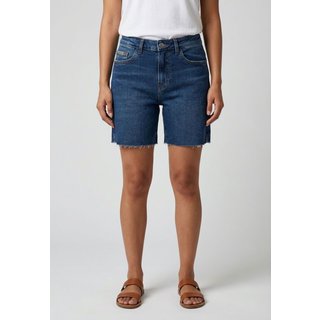 Bermuda Feminina Calvin Klein Jeans Barras a Fio Azul