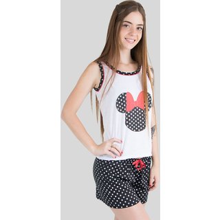 Baby Doll Linha Noite Preto