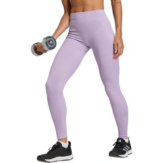 Essentials para Treino Calça legging de malha elástica de ponta a ponta adidas Performance Roxo