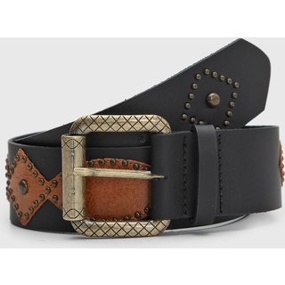 Cinto Feminino Luiza Barcelos Com Tachas Preto