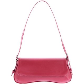 Megan - Bolsa Baguete Minimalista Malbec Vermelho