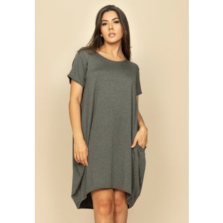 Vestido Curto Malha Amplo Always Mescla