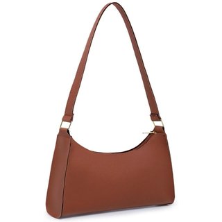 Bolsa Feminina Baguete Pequena Baladinha De Ombro Marrom