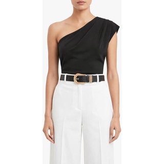 Cinto Fivela Meia Lua D Bell Outelet Fashion Preto