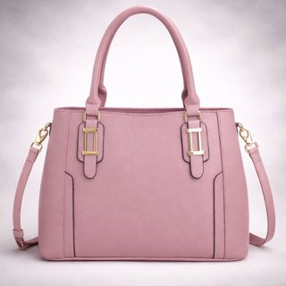Bolsa Feminina de Ombro com Alça Transversal Baú Media Tiracolo Tote Casual Elegante Dia Dia