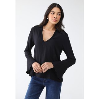 Blusa Forum Reta Lisa Preta
