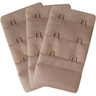 Kit 03 extensor de sutiã largura 4CM prolongador de sutiã colchete para aumentar sutiã
