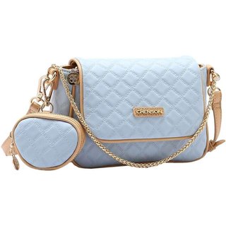 Bolsa Feminina Transversal Chenson Cg84981 1828498 Azul