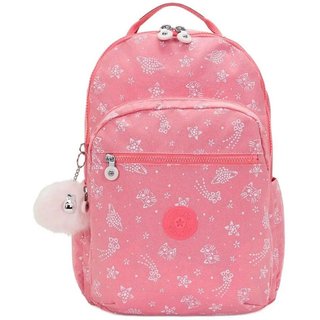 Mochila Kipling Seoul Lap Glitter Cats