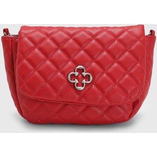 Bolsa Feminina Capodarte Matelassê Vermelha