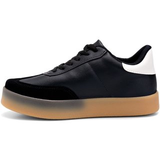 Tênis Feminino Lumiss Casual Confortável Flatform Moda Blogueira Preto