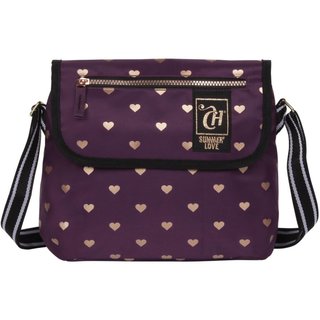 Infantil - Bolsa Capricho Whises Corações Roxo